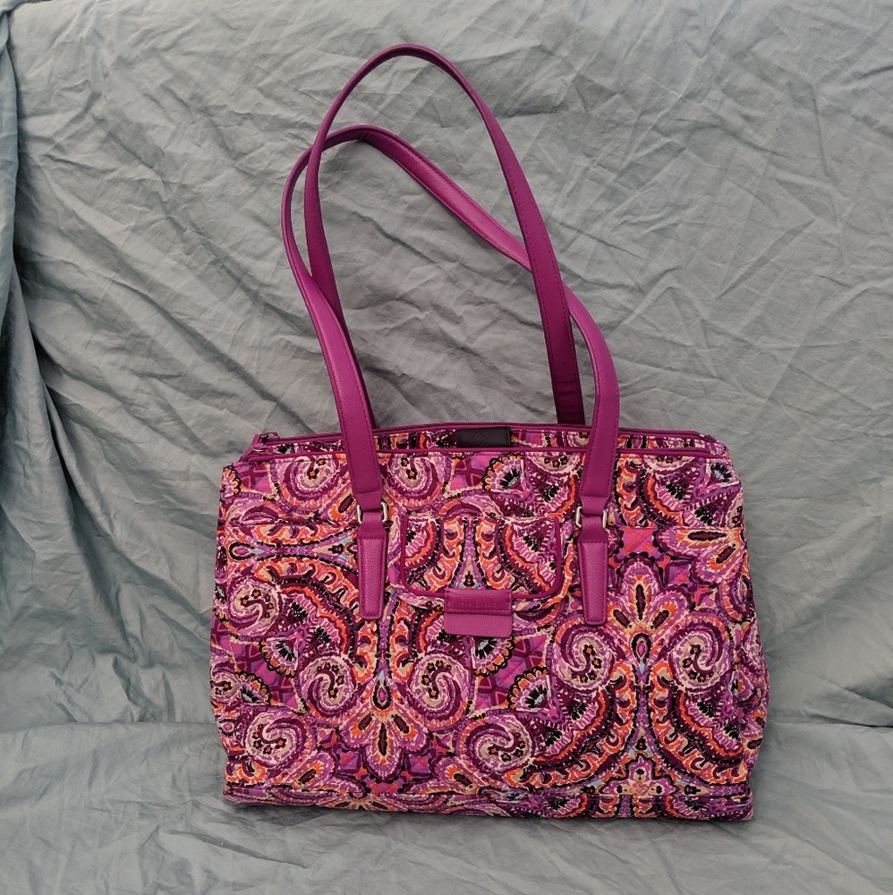 Vera Bradley Iconic Commuter Tote Dream Tapestry